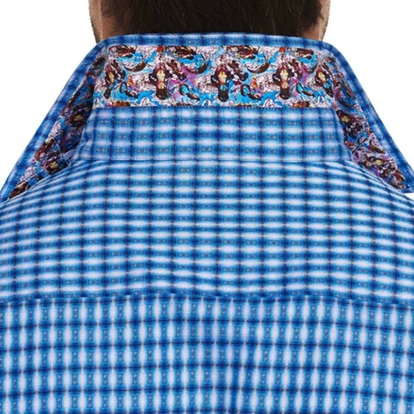 ❌SOLD❌ Conlan Classic Fit Shirt Egyptian Cotton Button Down Abstract - Picture 2 of 16